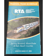 2006 South Florida Regional Transportation Authority Train Schedule TriR... - $9.49