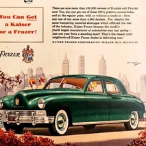 1947 Kaiser Frazer Luxury Cars Advertisement Automobilia Michigan DWNN19 - $560.63 MXN