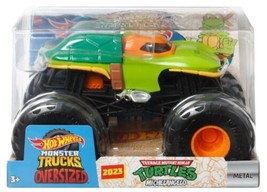 Hot Wheels Monster Trucks TMNT Teenage Mutant Turtles 1/24 scale VHTF NEW 2023 - £21.20 GBP