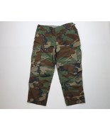 Vtg Y2K 2001 USGI Mens Large Woodland Camouflage Combat Trousers Cargo P... - $1,090.57 MXN