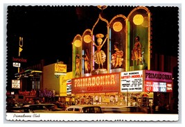 Primadonna Club Casino Night Reno Nevada NV UNP Continental Chrome Postcard R24 - £3.98 GBP