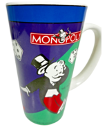 VTG Mr. Monopoly Mug Hasbro Board Game 6&quot; Tall Coffee Latte Cup 1999 - $19.26
