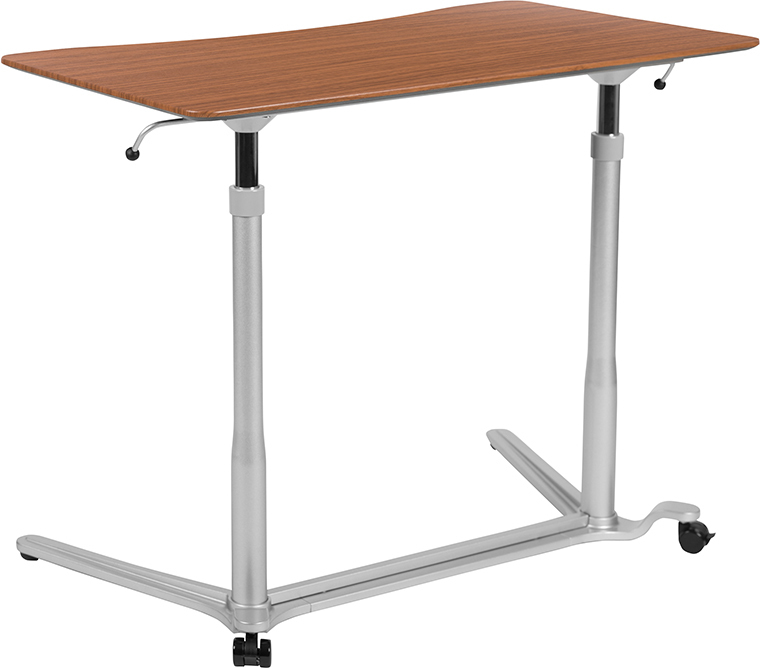 Cherry Sit-Stand Computer Desk NAN-IP-6-1-CH-GG Item image 2
