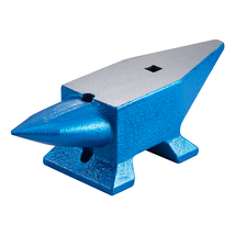 VEVOR Steel Single Horn Anvil 22 Lbs Forge Tool with Round &amp; Square Hole - $42.99
