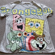 Nickelodeon Spongebob Squarepants Womens Size XLarge Gray Short Sleeve Nwot - £10.27 GBP