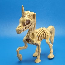 Unicorn Skeleton Figure Halloween Decoration Prop Mythical Creature 7 inch - £7.19 GBP