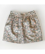 Miami Mini Pleated Skirt Size Small Blue Pink Geometric Metallic Shimmer... - $24.75