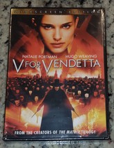 V For Vendetta Dvd 2006 Widescreen Natalie Portman Brand New Sealed - £6.32 GBP