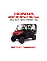 2022-2024 Honda Pioneer 1000 Service Repair Manual - €13,02 EUR