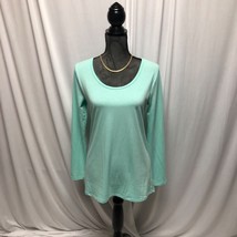 LuLaRoe Top Womens Small Mint Green Long Sleeve Shirt Casual Comfy  - £10.98 GBP