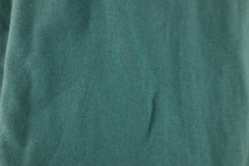 Vtg 90s Hanes Mens Medium Faded Blank Short Sleeve V-Neck T-Shirt Green Cotton Item image 7