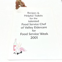 Vintage Cookbook Food Service Chef Of Valley Eldercare 2001 Recipes Dips  Queso - £19.92 GBP