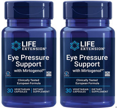 EYE PRESSURE SUPPORT with MIRTOGENOL 2 BOTTLES 60 Veg Capsule LIFE EXTEN... - $55.59