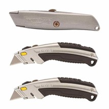 Stanley Fat Max Retractable Utility Carpet Box Cutter Knife Set (3-Pack) - £17.35 GBP