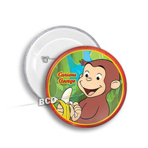 Curious George BUTTON Pin Pinback Buttons Badge Gift  - £2.33 GBP