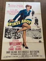 Skirts Ahoy! 1951, Musical/Comedy Original One Sheet Movie Poster  - $49.49