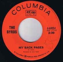 The Byrds My Back Pages 45 rpm Renaissance Fair Canadian Pressing - £3.90 GBP