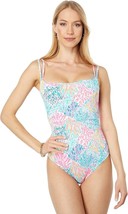 Lilly Pulitzer One Piece Napili Swimsuit Size 14 Splashdance Pattern NWT - $159.26 CAD