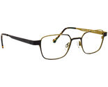 Ella &amp; Maxx Eyeglasses 701206 col. 55 Green/Khaki Square Metal USA 47[]1... - $119.99