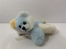 Winey Bear Collection Cascade Toy mini vintage plush jointed teddy yellow blue - £15.50 GBP