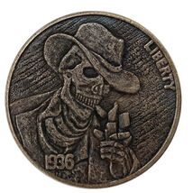 Lucky  &amp; Gift Copper “ Smoking Time25 mm  Coin #CL156 - €2,42 EUR