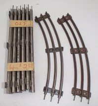 Lot Of 8 Pieces Of 3 Rail Track - Straight &amp; Curve - £4.69 GBP
