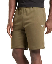 Reebok Men&#39;s Identity Training Shorts in Green/Army Green-Size Large - £18.03 GBP