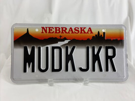 MUDK JKR Vintage Vanity License Plate Nebraska Personalized Auto Man-Cav... - $21.71