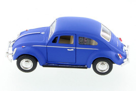 New 5&quot; 1967 Vw Volkswagen Beetle Matte Diecast Model Toy 1:32 Blue Gift Kids - $16.16