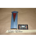 OEM 73 Pontiac Grandville CENTER GRILL FILLER EMBLEM PANEL #488235 - £116.76 GBP