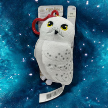 Harry Potter&#39;s Hedwig The Owl Key Ring CLIP ON Wizard Plush Toy Collecta... - $13.57