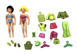Polly Pocket Dolls Ana &amp; Polly Doll, Clothing, Shoes, and Accessories Set 7 - $17.95