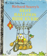 Richard Scarry&#39;s Best Balloon Ride Ever Little Golden Book 208-68 1994 - £5.54 GBP