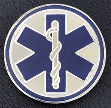 Medical Vintage Pin Metal Enamel Medicine Doctor Nurse Medic - £9.68 GBP