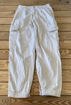 Free People Women’s High Rise Cargo pants size 2 Cream Ee - £27.19 GBP