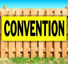CONVENTION YELLOW Advertising Vinyl Banner Flag Sign Many Sizes DIRECTS - $26.86 CAD+