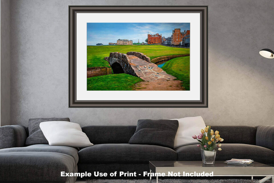 St Andrews Links Open Championship British Swilcan Bridge Swilken Art Print 2 Item image 11