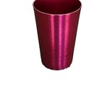 Four (4) ~ Retro Style ~ Aluminum Tumblers ~ PINK ~ 12 Ounce ~ 4.75&quot; Tal... - $28.05