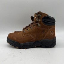 HAWX Enforcer Brown Leather Lace Up soft Toe  Men’s Work Boots 7.5D - £51.43 GBP