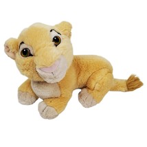 Walt Disneyland Parks Vintage Simba Baby Push 10" Stuffed Animal Lion King Toy - $16.32