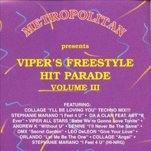 Metropolitan Viper&#39;s Freestyle Hit Parade Vol. 3 U.S. Cd 1994 Leo Deleon Collage - £15.56 GBP
