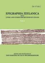 Epigraphia Zeylanica Being Lithic And Other Inscriptions Of Ceylon Vol. 1st - £20.26 GBP