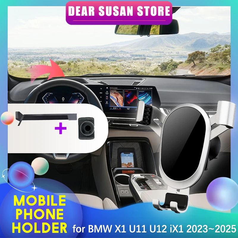 Car Mobile Phone Holder for BMW X1 U11 U12 iX1 2023~2025 2024 GPS Air Vent Clip - £15.44 GBP+