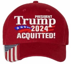 Trump 2024 - President Donald Trump ACQUITTED Adjustable USA300 STYLE HA... - £18.87 GBP