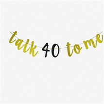 Cheers to 40 Years Talk Banner - Vibrant 40th Birthday Party Decorations for Men - £19.10 GBP