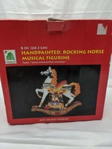 Handpainted Rocking Horse Musical Figurine Christmas Some Enchanted Even... - £21.11 GBP