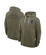 Mens Colts 2025 Salute to Service Sideline Pullover Hoodie Olive - India... - $69.90