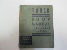 1941 1942 Chrysler Truck Shop Manual Series Minor Stains Wear Factory Oem Deal - $49.99