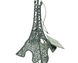 Silver Tree Silver Christmas Ornament Wire Eiffel Tower  - £6.51 GBP