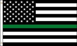 THIN GREEN LINE boarder patrol military 3 X 5 FLAG FL744 banner wall han... - $6.60